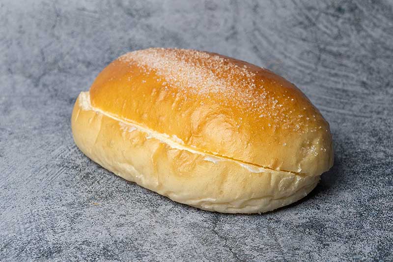 Tradicional bollo de mantequilla de Bilbao